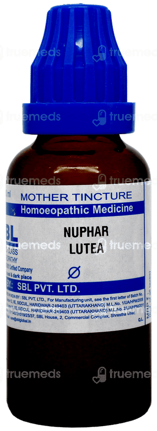 Sbl Nuphar Lutea Q Mother Tincture 30Ml